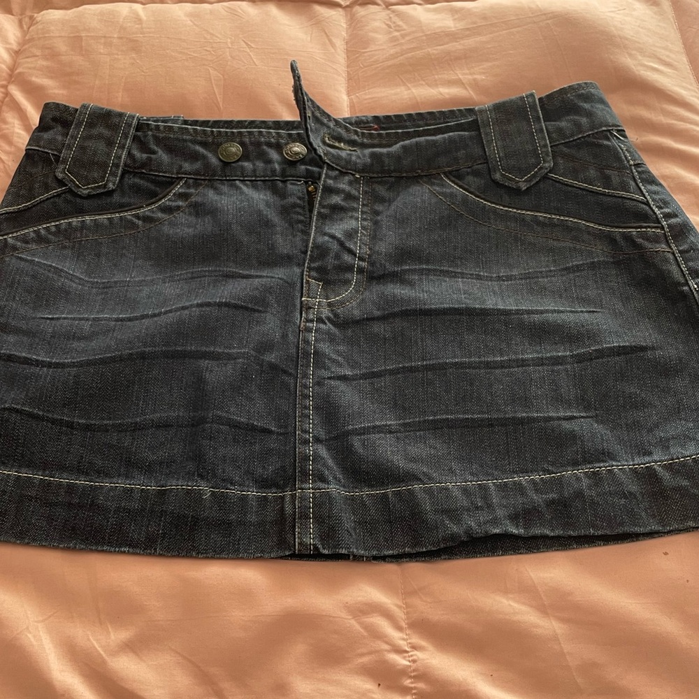 Hot kiss denim skirt, size 28, blue